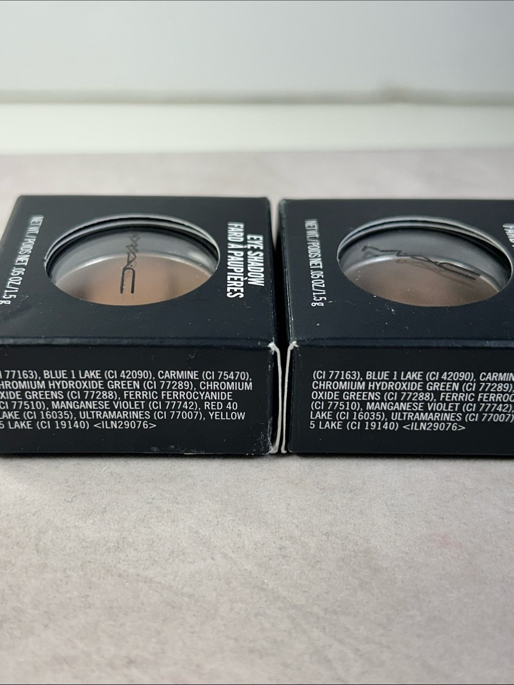 MAC Eye Shadow - Charcoal Brown Matte & Brun Satin - Picture 4 of 6